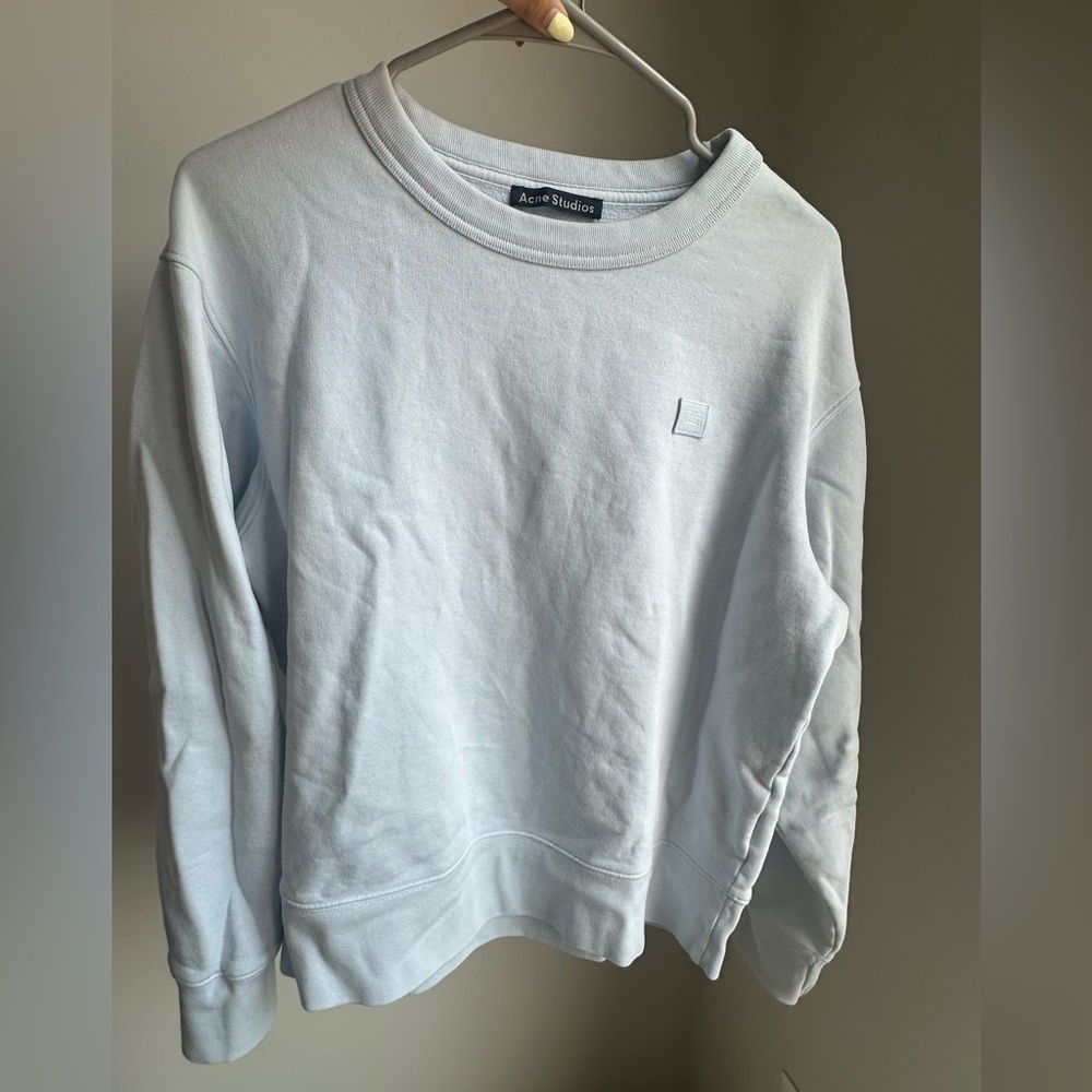 Acne studio Women's ice blue sweatshirt